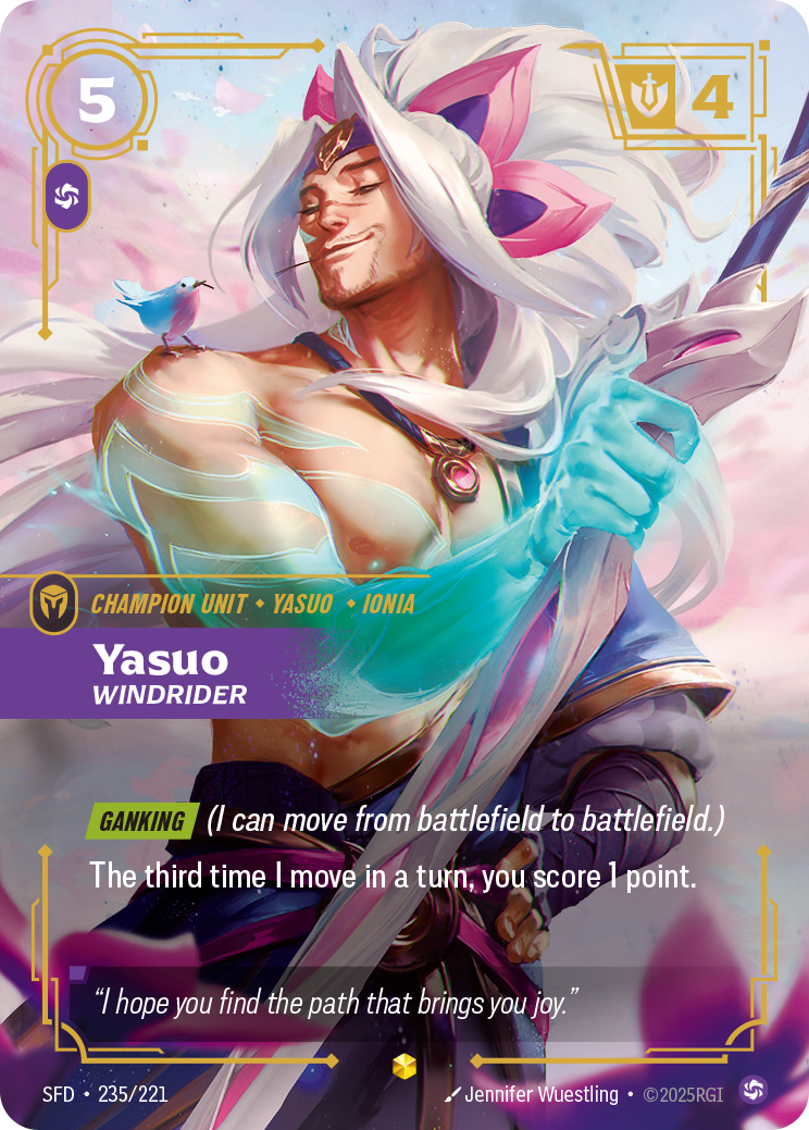 Yasuo, Windrider — Riftbound SFD-235/221