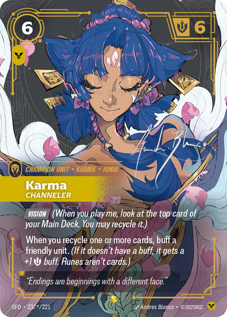Karma, Channeler — Riftbound SFD-237*/221