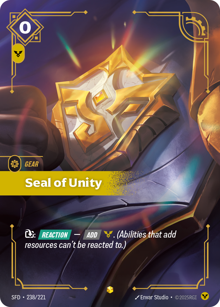 Seal of Unity — Riftbound SFD-238/221