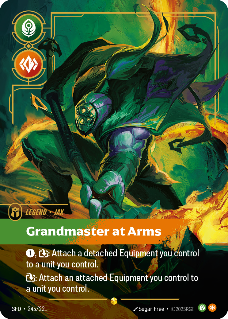 Grandmaster at Arms — Riftbound SFD-245/221