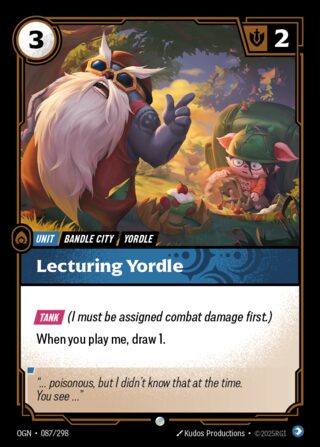 Lecturing Yordle