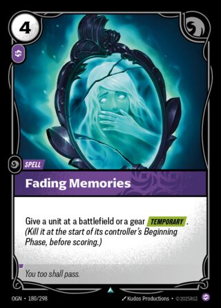 Fading Memories