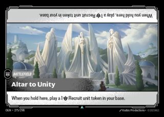 Altar to Unity