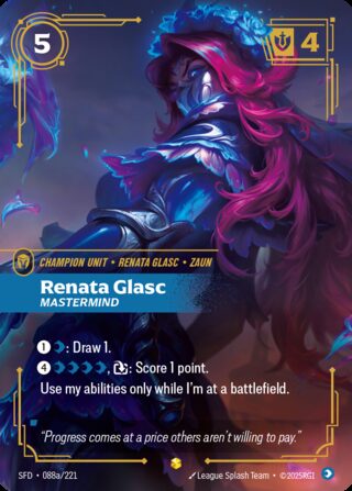Renata Glasc, Mastermind