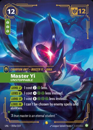 Master Yi, Unstoppable