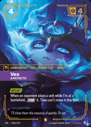 Vex, Apathetic