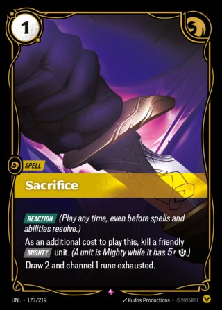 Sacrifice