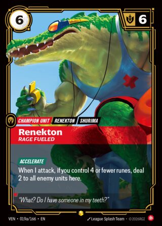 Renekton, Rage Fueled