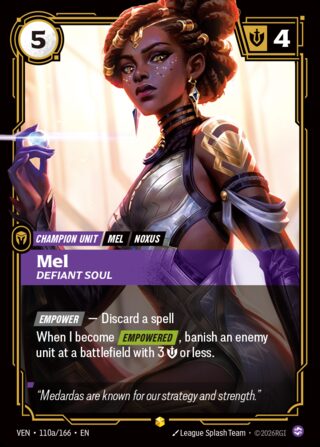 Mel, Defiant Soul