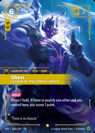 Shen, Leader of the Kinkou Order