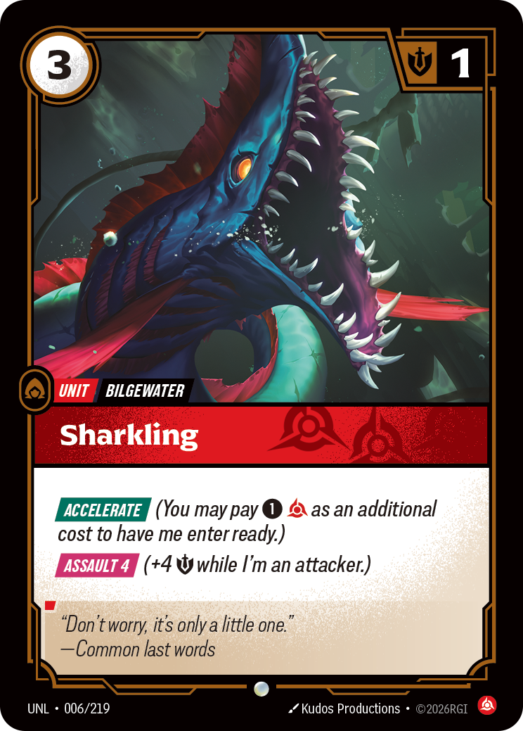 Sharkling — Riftbound UNL-006/219
