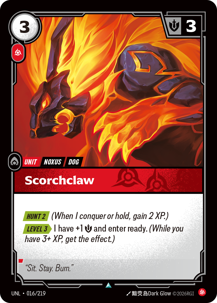 Scorchclaw — Riftbound UNL-016/219