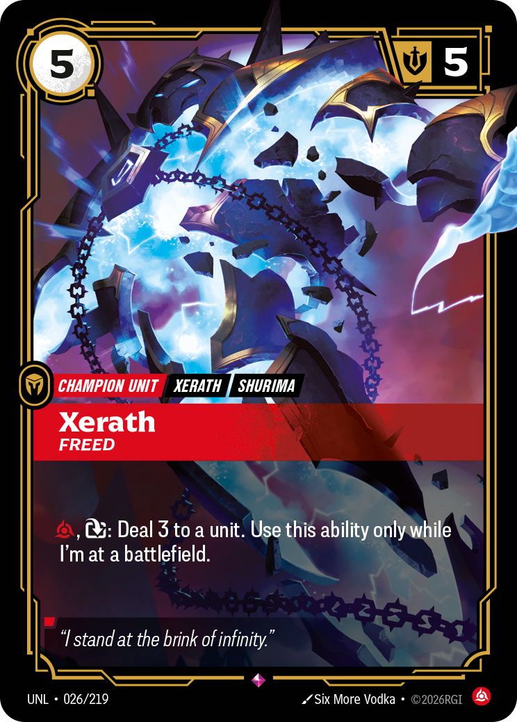 Xerath, Freed — Riftbound UNL-026/219