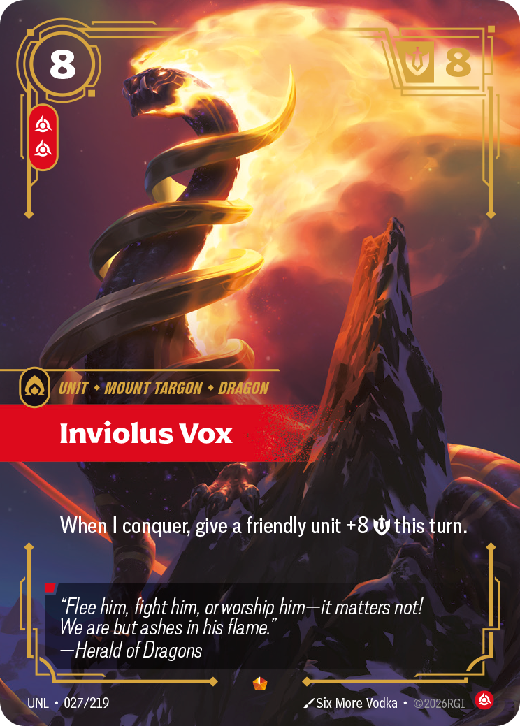 Inviolus Vox — Riftbound UNL-027/219