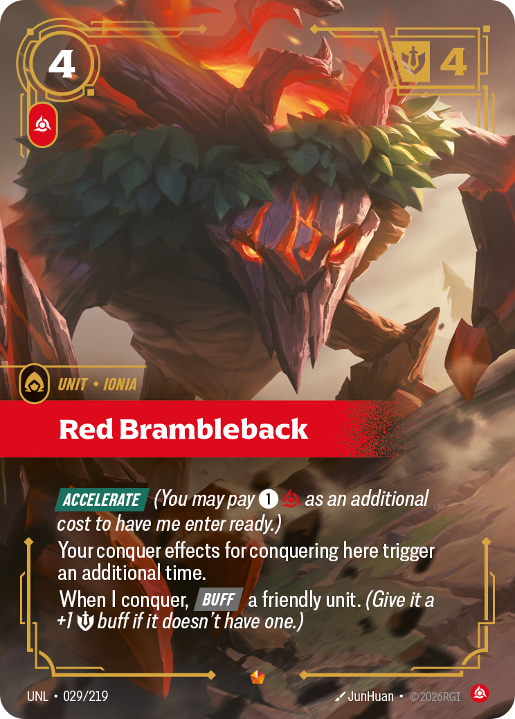 Red Brambleback — Riftbound UNL-029/219