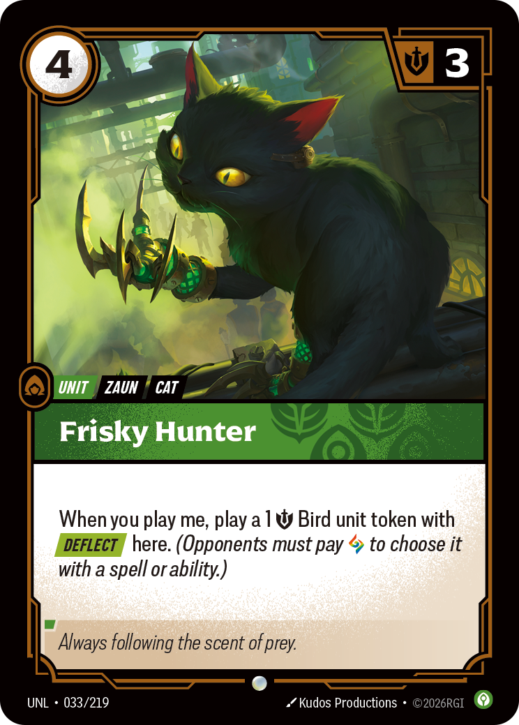 Frisky Hunter — Riftbound UNL-033/219