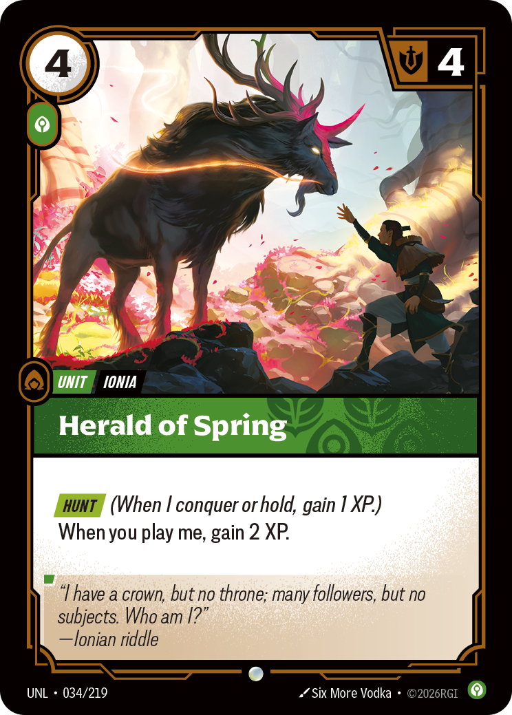 Herald of Spring — Riftbound UNL-034/219