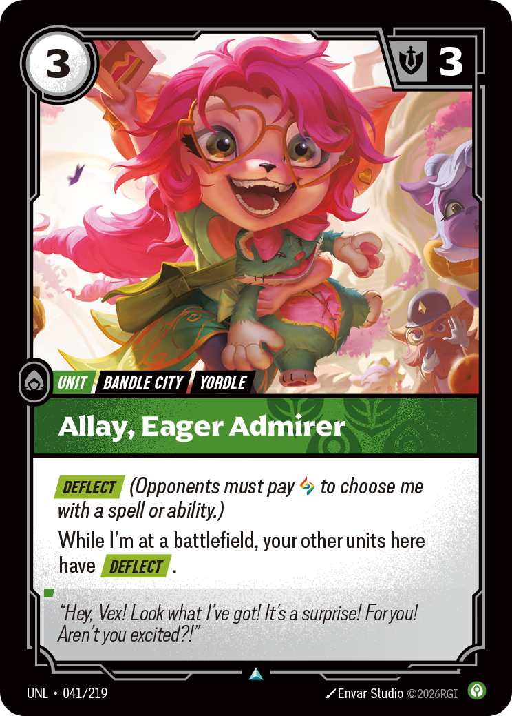Allay, Eager Admirer — Riftbound UNL-041/219