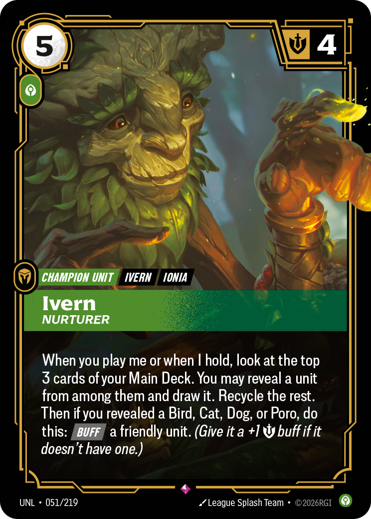 Ivern, Nurturer — Riftbound UNL-051/219