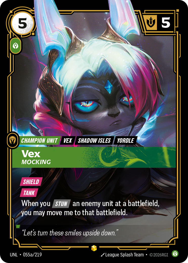 Vex, Mocking — Riftbound UNL-055a/219