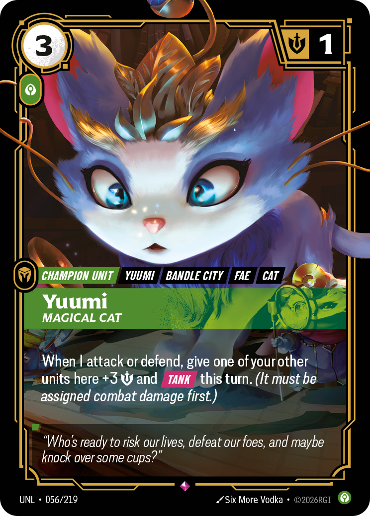 Yuumi, Magical Cat — Riftbound UNL-056/219