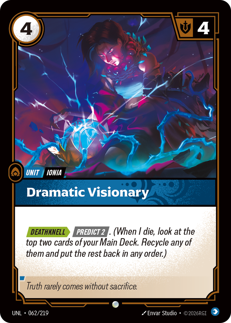 Dramatic Visionary — Riftbound UNL-062/219