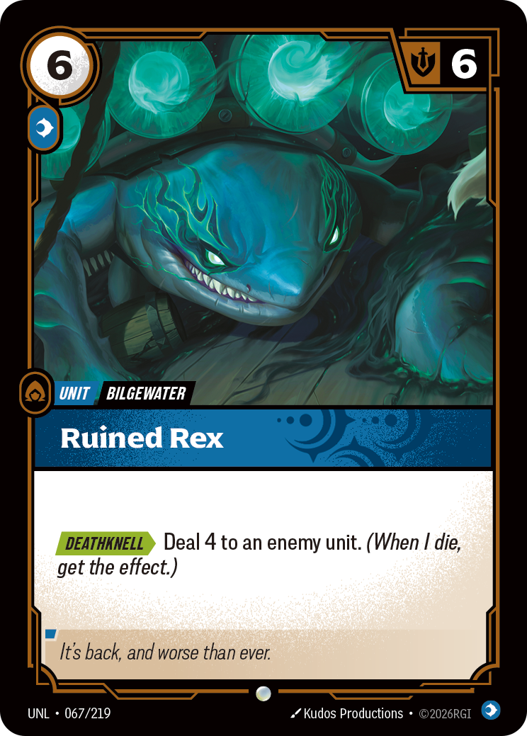 Ruined Rex — Riftbound UNL-067/219