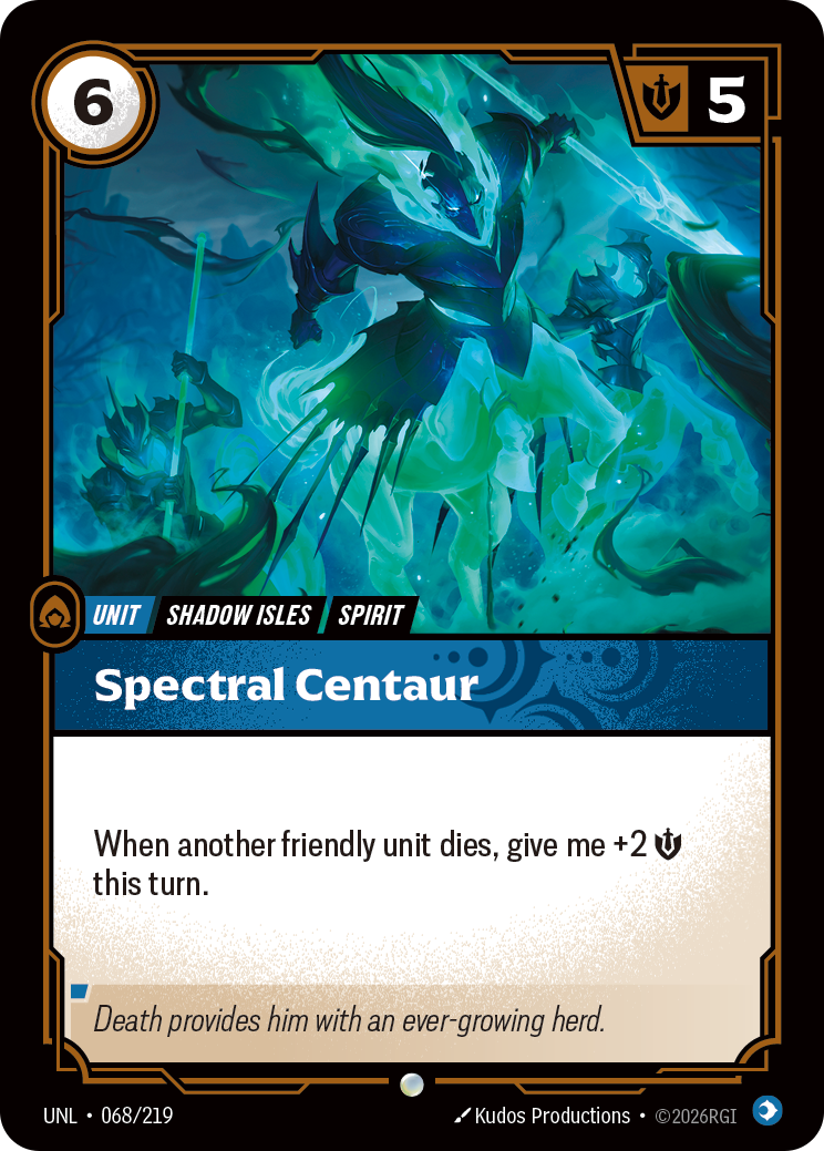 Spectral Centaur — Riftbound UNL-068/219