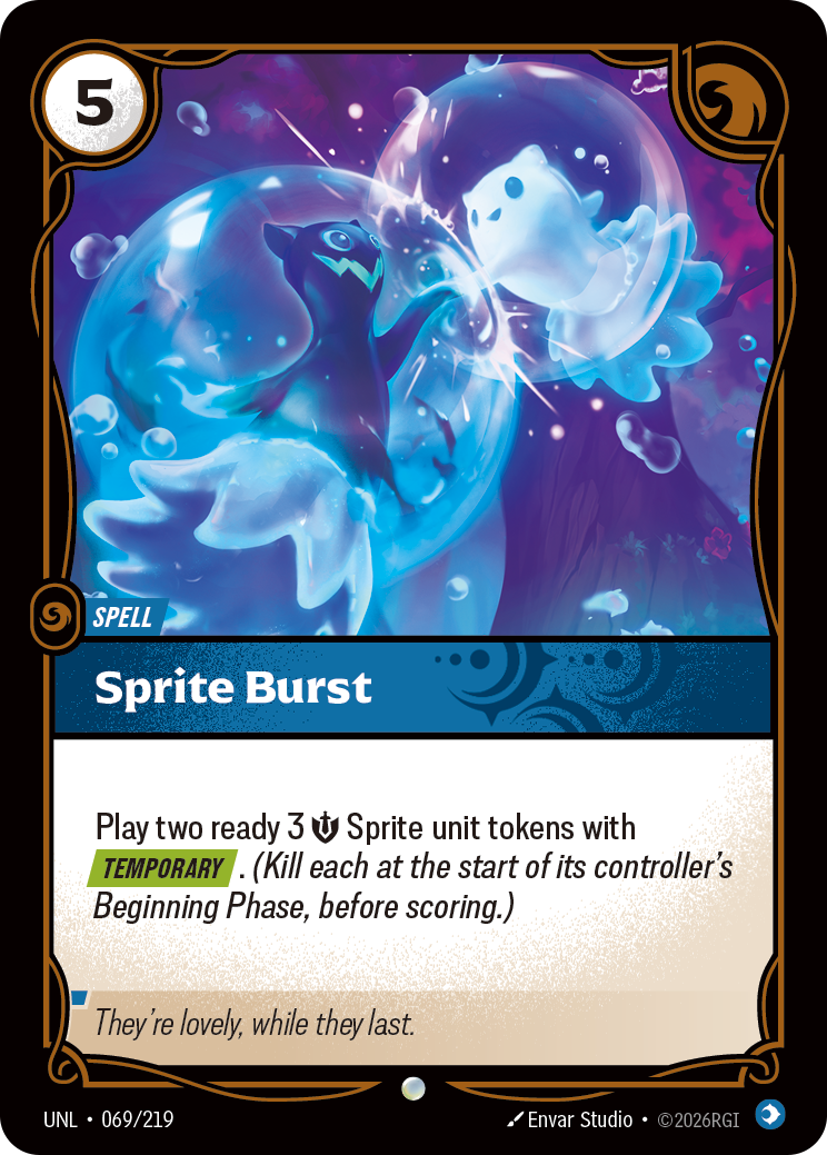 Sprite Burst — Riftbound UNL-069/219