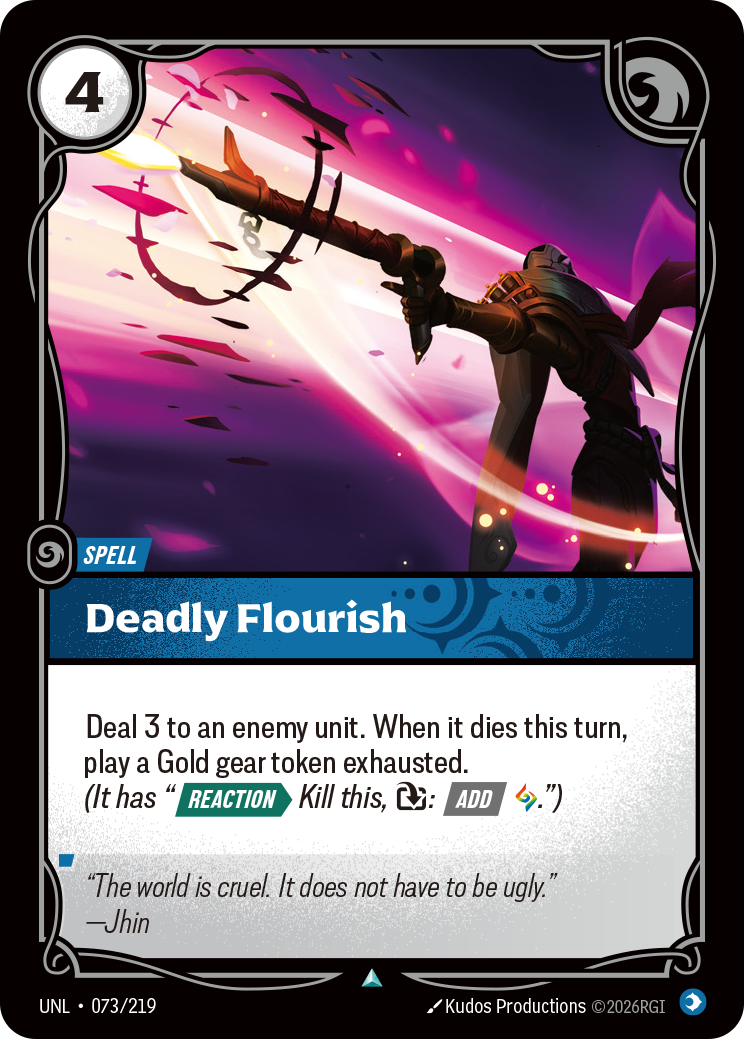 Deadly Flourish — Riftbound UNL-073/219