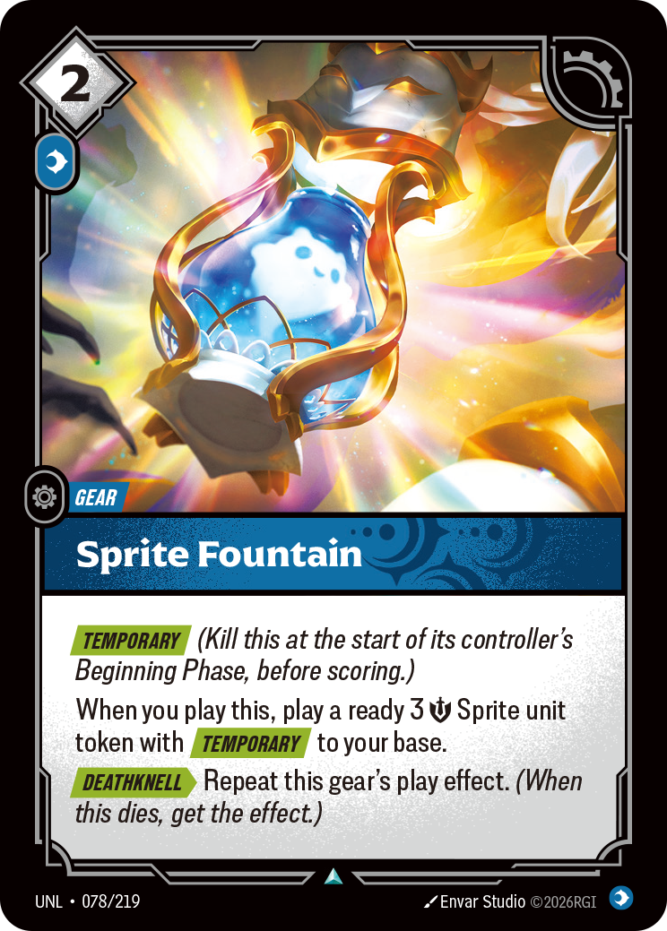 Sprite Fountain — Riftbound UNL-078/219