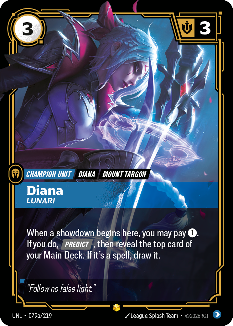 Diana, Lunari — Riftbound UNL-079a/219