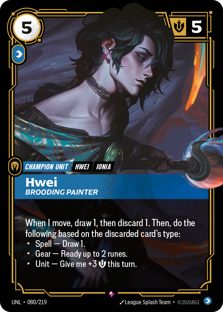 Hwei, Brooding Painter — Riftbound UNL-080/219