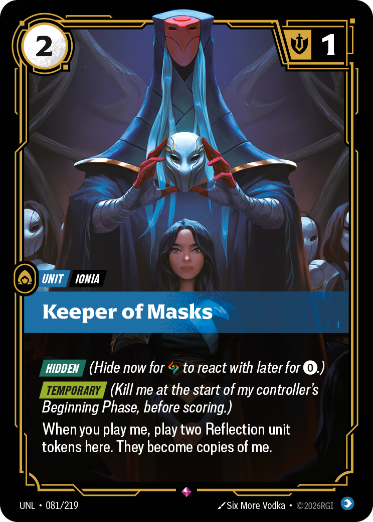 Keeper of Masks — Riftbound UNL-081/219