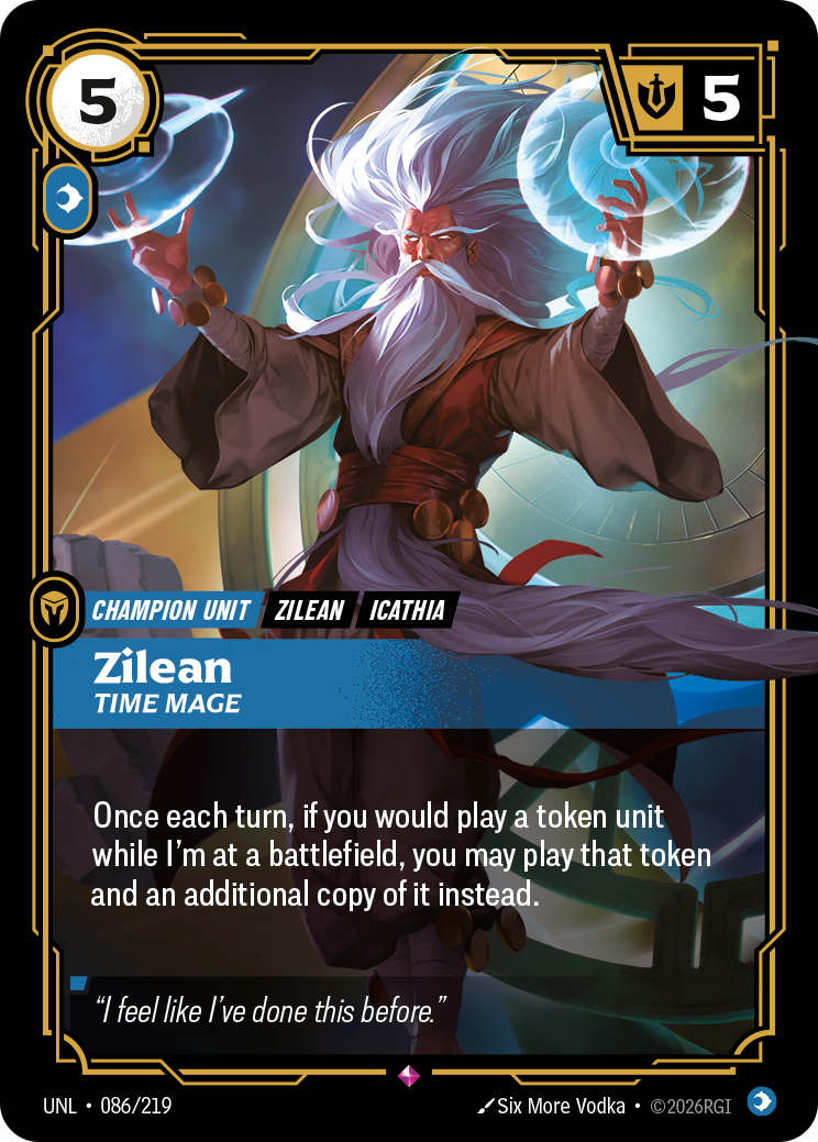 Zilean, Time Mage — Riftbound UNL-086/219