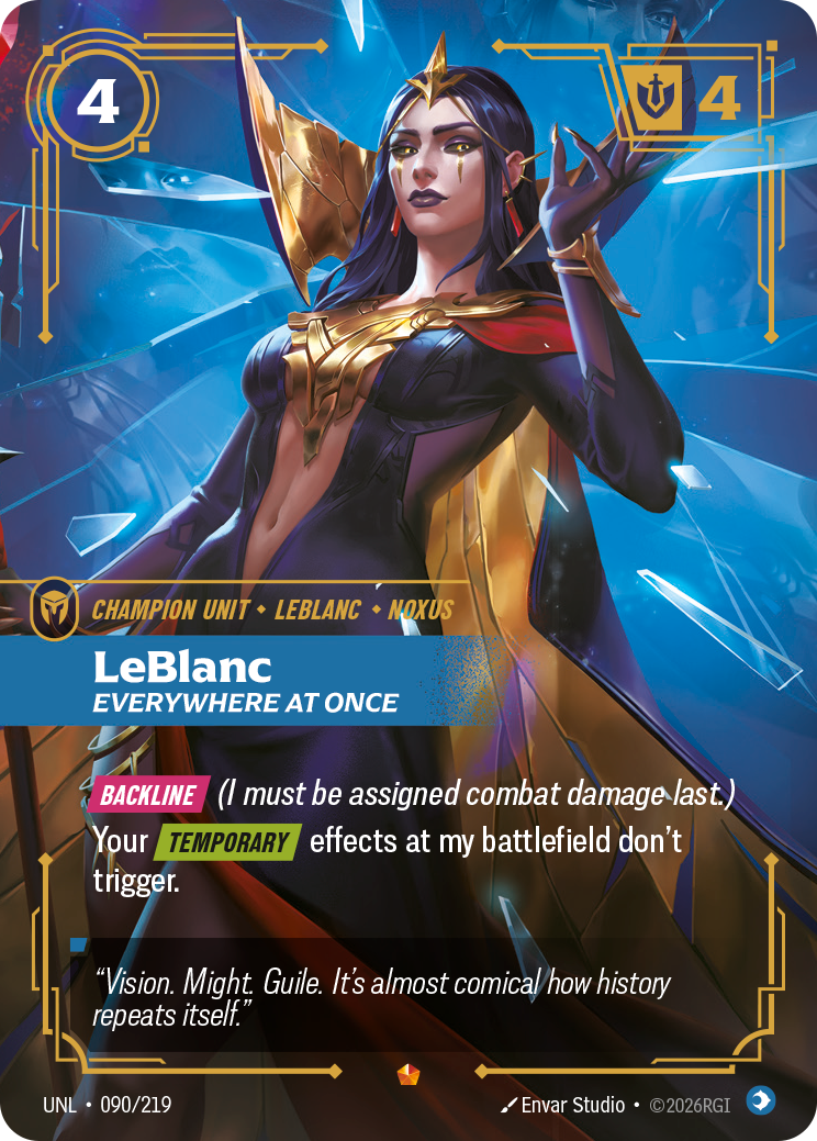 LeBlanc, Everywhere at Once — Riftbound UNL-090/219