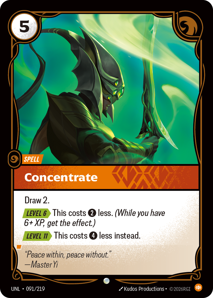 Concentrate — Riftbound UNL-091/219