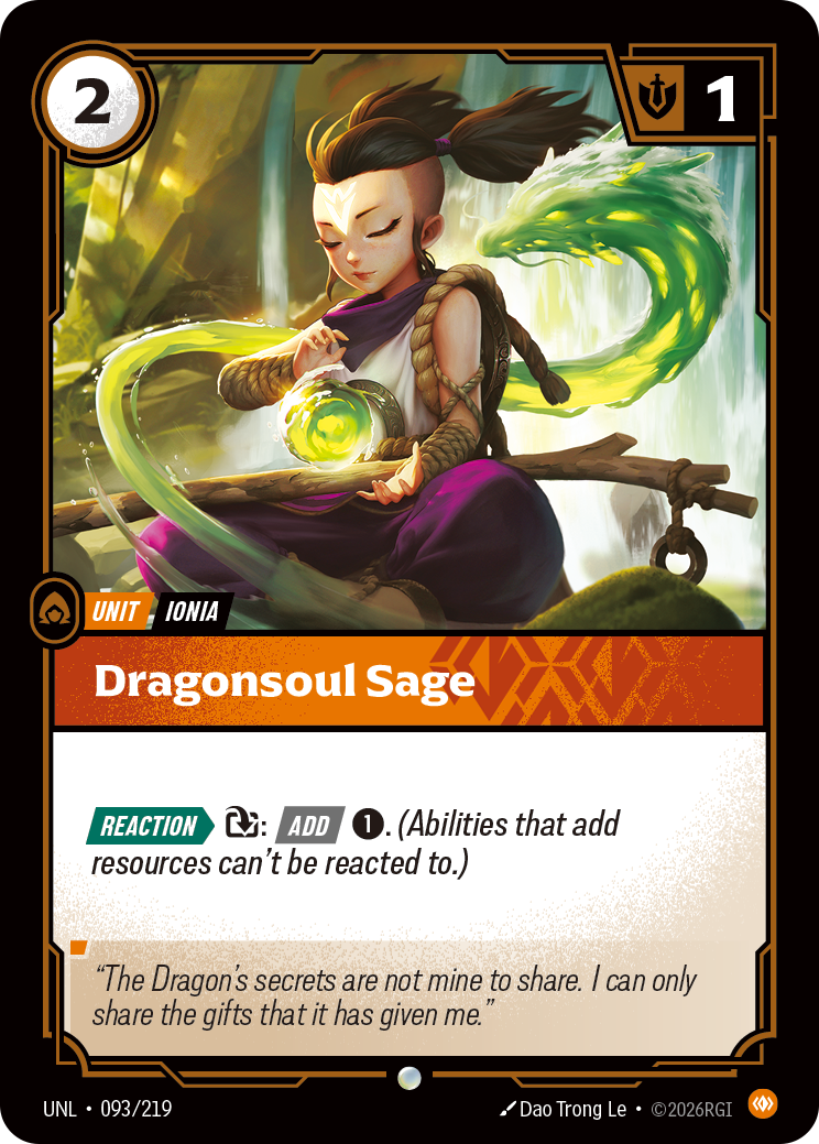 Dragonsoul Sage — Riftbound UNL-093/219