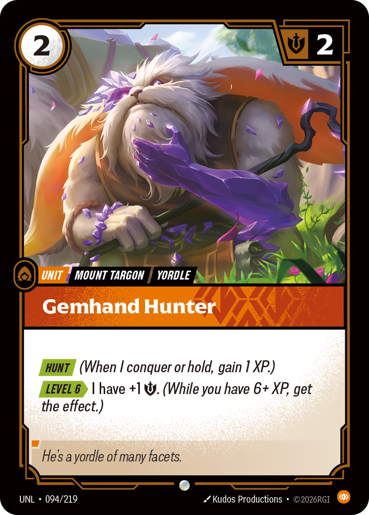 Gemhand Hunter — Riftbound UNL-094/219