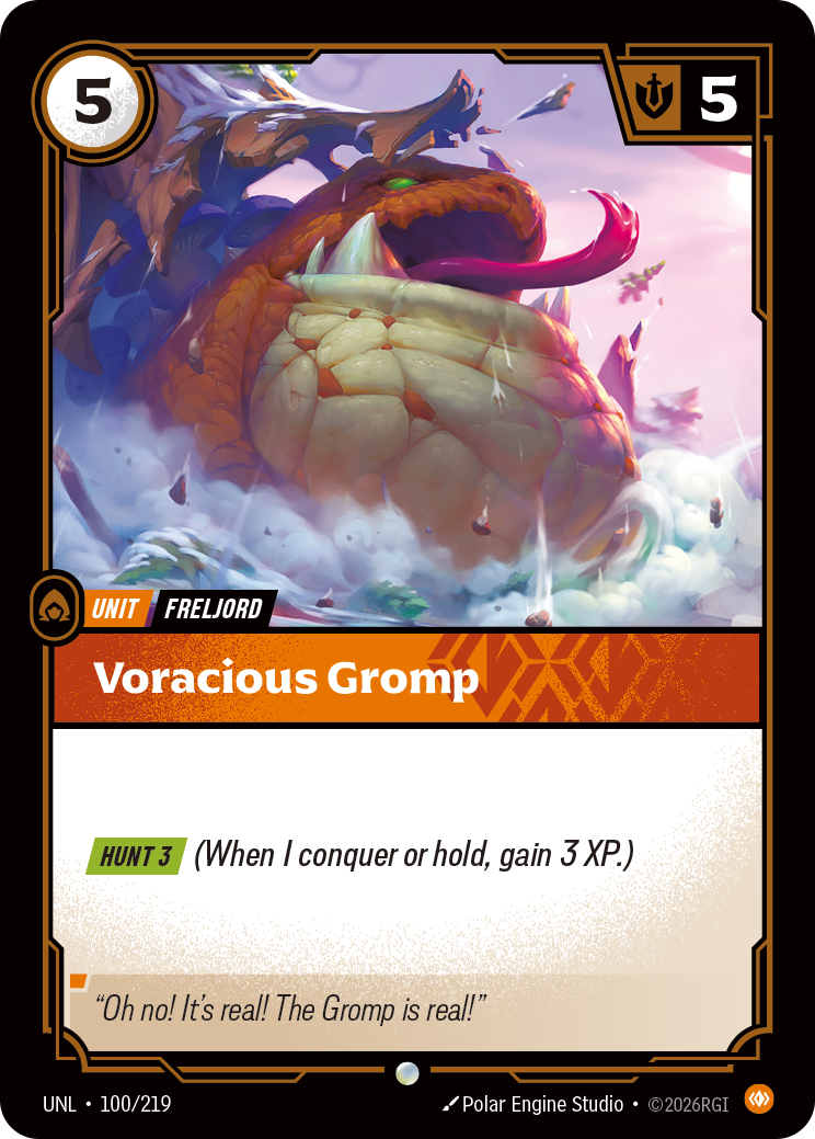 Voracious Gromp — Riftbound UNL-100/219
