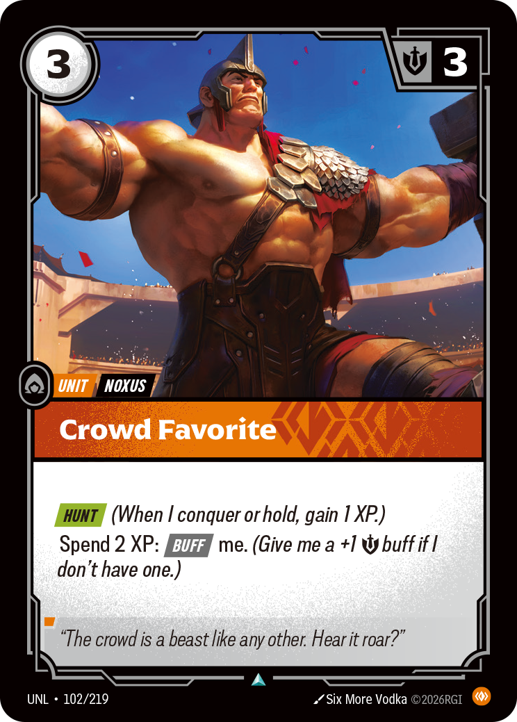 Crowd Favorite — Riftbound UNL-102/219