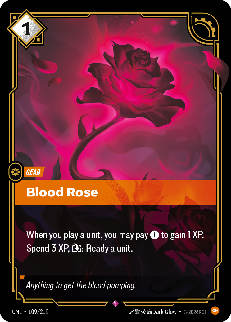 Blood Rose — Riftbound UNL-109/219