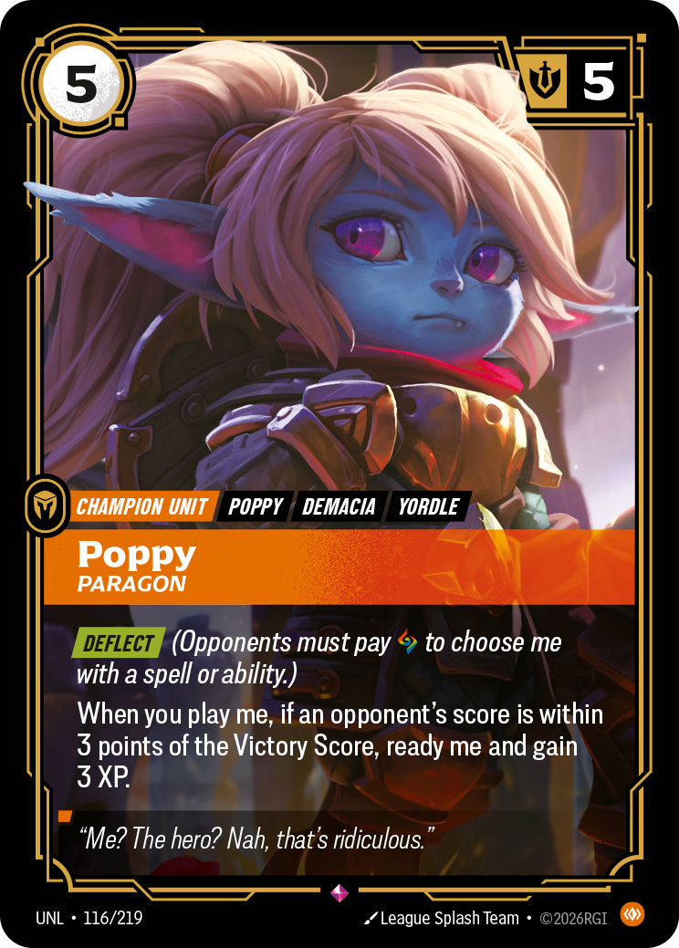 Poppy, Paragon — Riftbound UNL-116/219