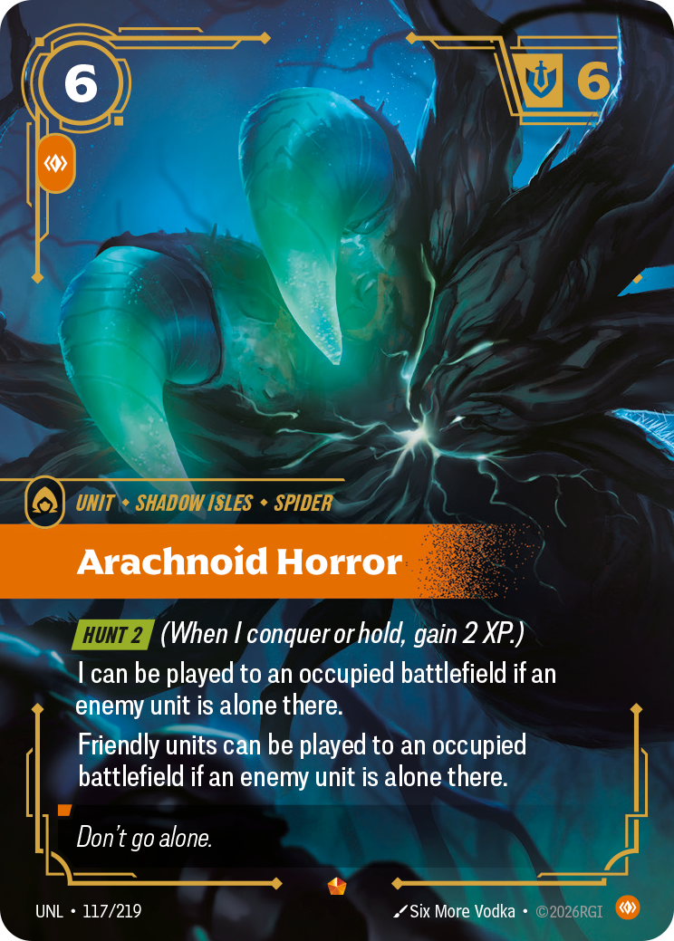 Arachnoid Horror — Riftbound UNL-117/219