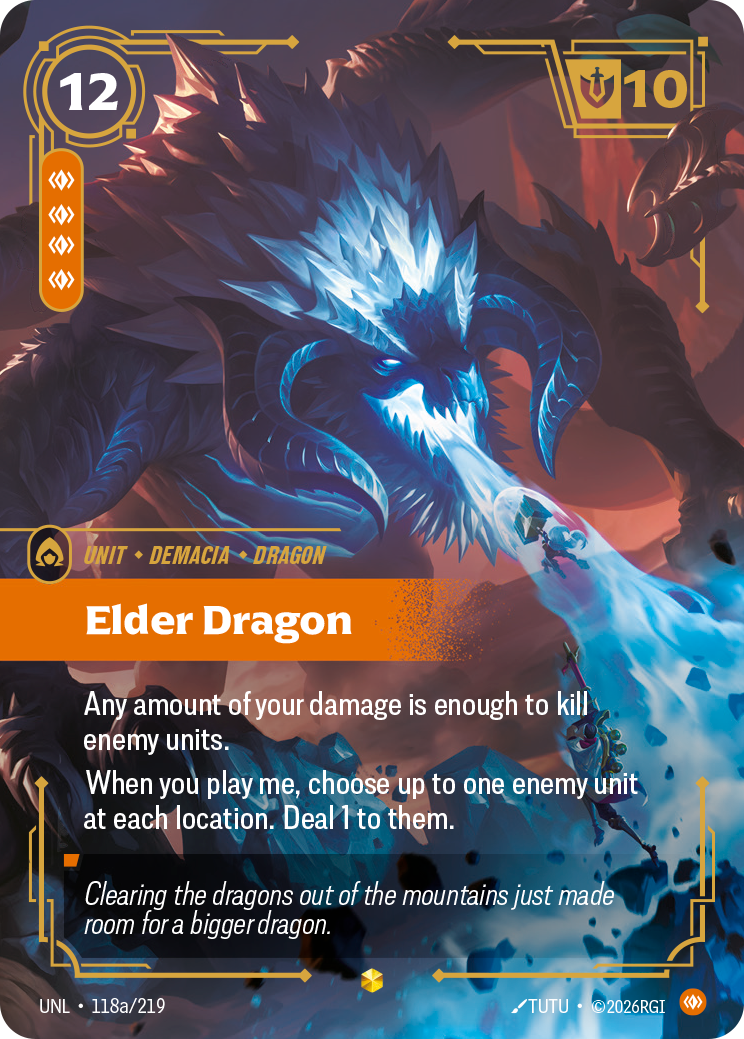 Elder Dragon — Riftbound UNL-118a/219