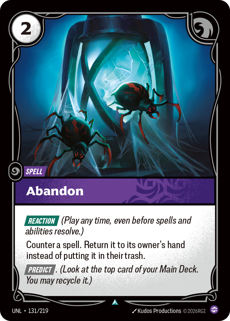 Abandon — Riftbound UNL-131/219