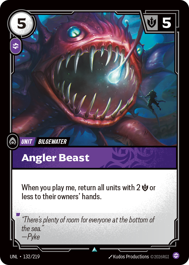 Angler Beast — Riftbound UNL-132/219