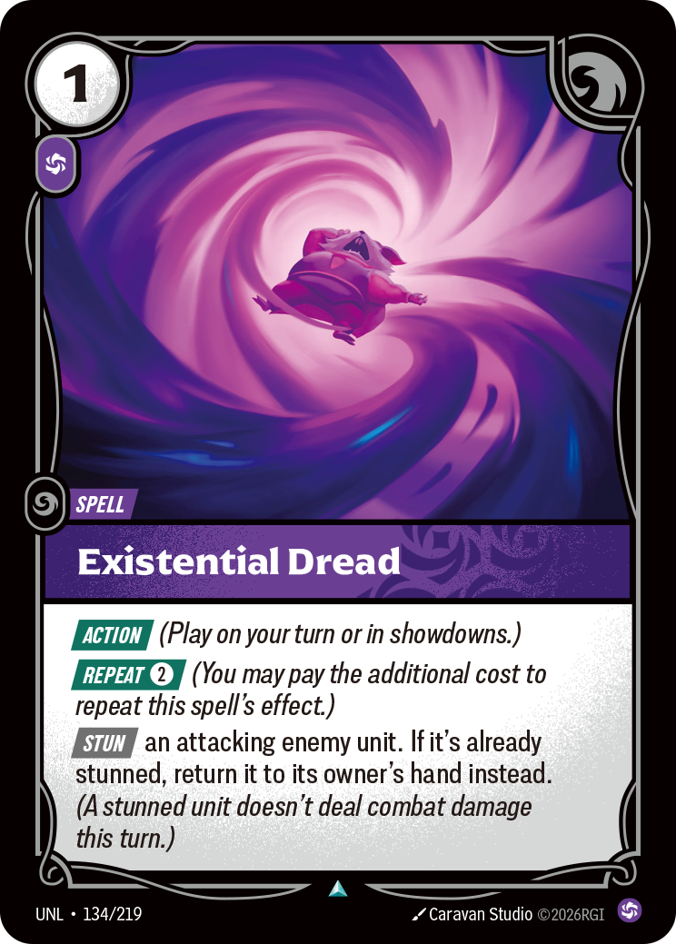 Existential Dread — Riftbound UNL-134/219