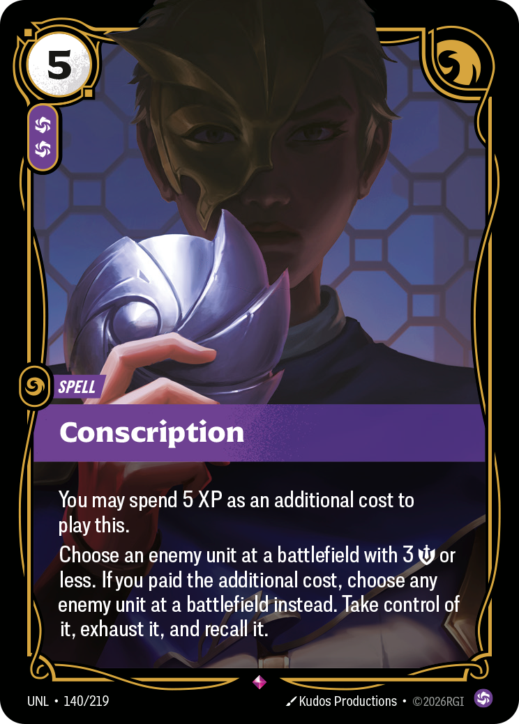 Conscription — Riftbound UNL-140/219