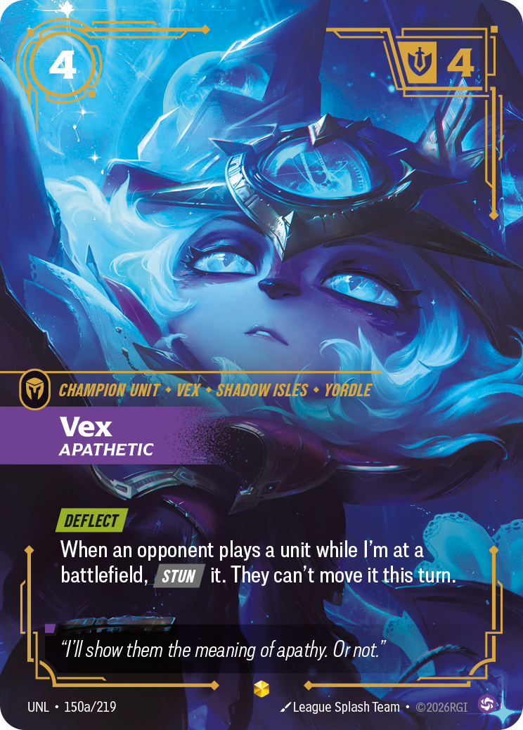 Vex, Apathetic — Riftbound UNL-150a/219